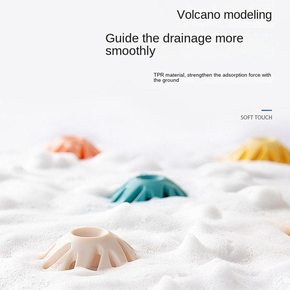 Populer Filter Screen 4Pcs Sink Floor Drain Pad Penghilang Bau Lantai Tikar Stiker Penutup Saluran Air Lantai