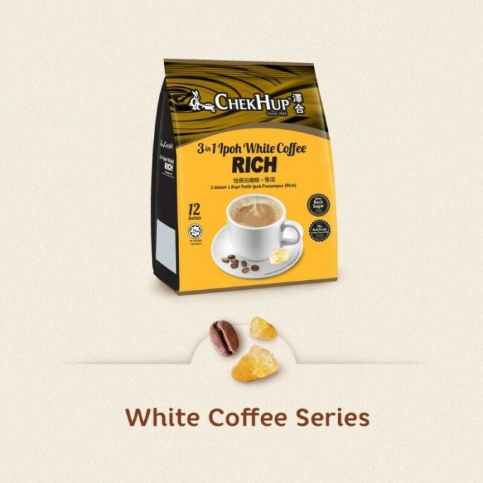 

BISA COD White Coffee Chek Check Hup Chekhup Ipoh King Kopi 3in1 Instant Halal /KOPI EUBE/KOPI KAPAL