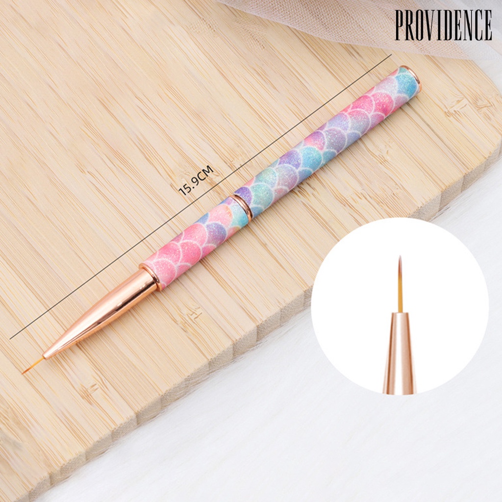 Providence Nail Art Liner Halus Menggambar Bulu Lembut Fleksibel Nib DIY Ultra-Halus Batang Sisik Ikan Manicure Drawing Painting Pen Nail Salon Supply