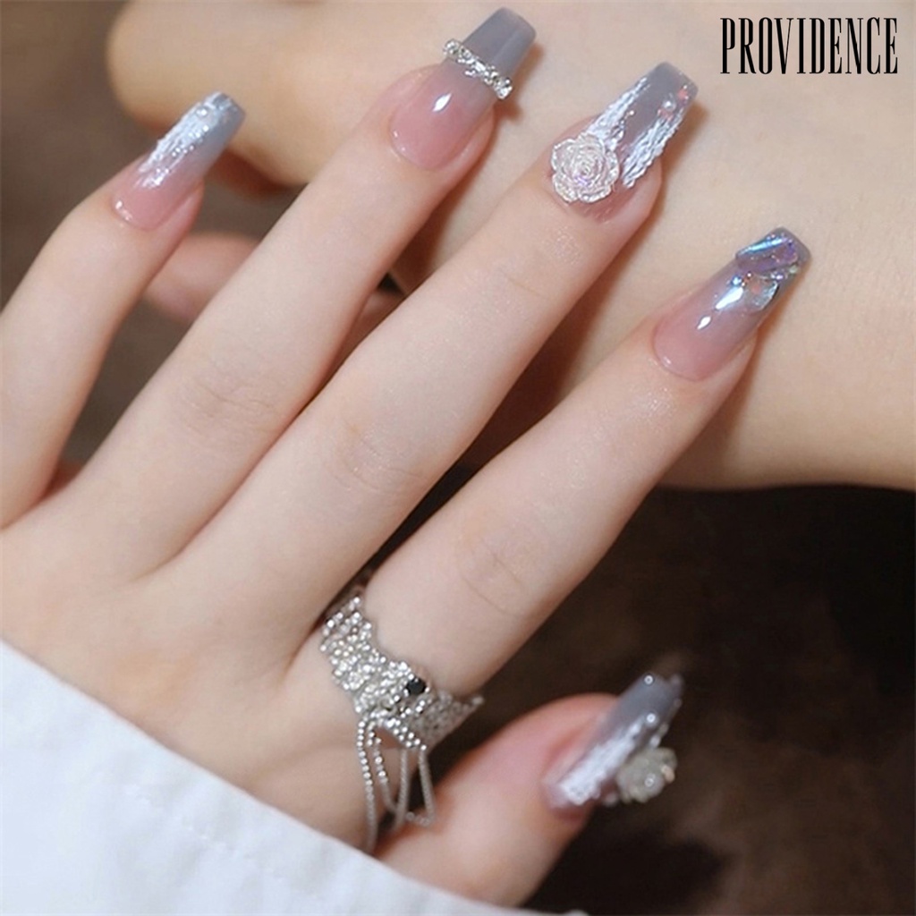 Providence Pena Kuku Fleksibel Bulu Nilon Lembut Non-slip Pegangan Pegangan Nyaman Desain Nail Art Multifungsi Nail Art Gradien Lukisan Brush Manicure Tool