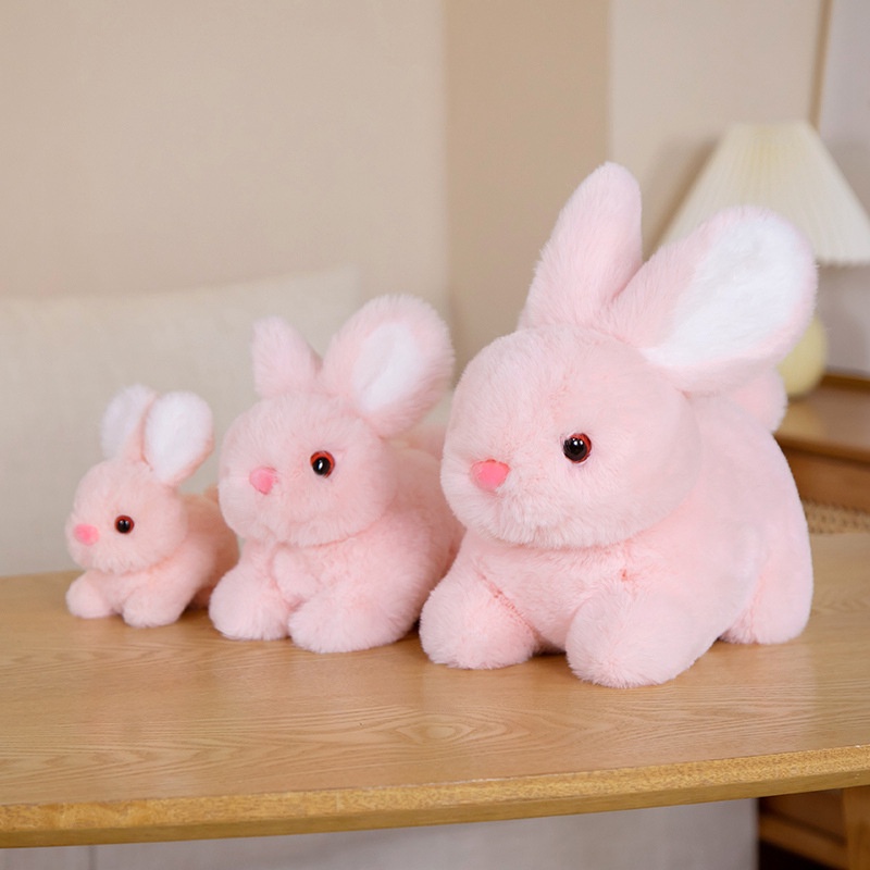 15 /20/30cm Boneka Kelinci Lucu Little White Rabbit Plush Toy Doll Rabbit Year Mascot Doll Zodiak Hadiah