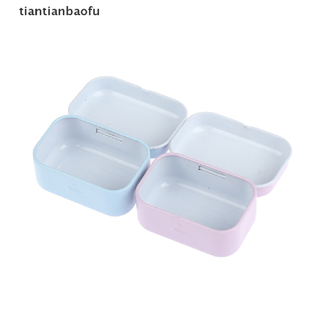 [tiantianbaofu] Warna-warni Mini Tin Box Sealed Jar Packing Kotak Perhiasan Permen Kotak Penyimpanan Kecil Butik