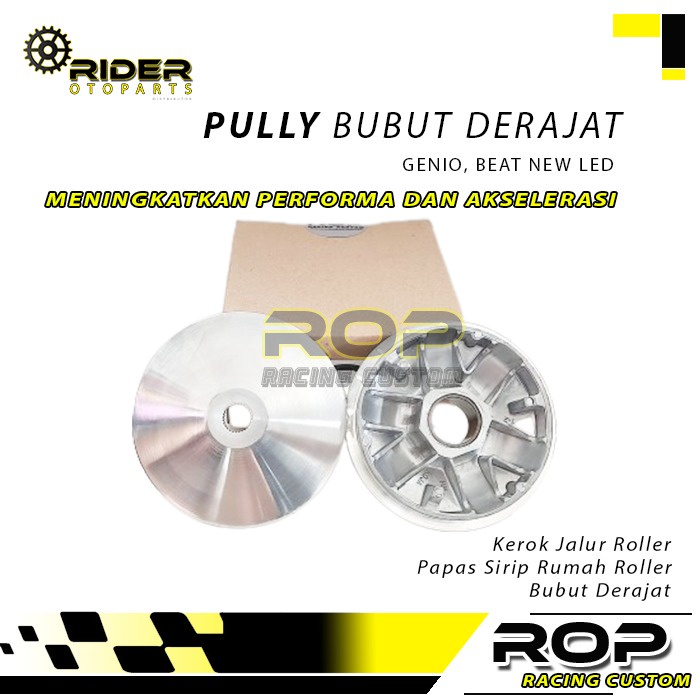 Upgrade Rumah Roller Racing Set Pully Racing ROP Genio Beat New Led