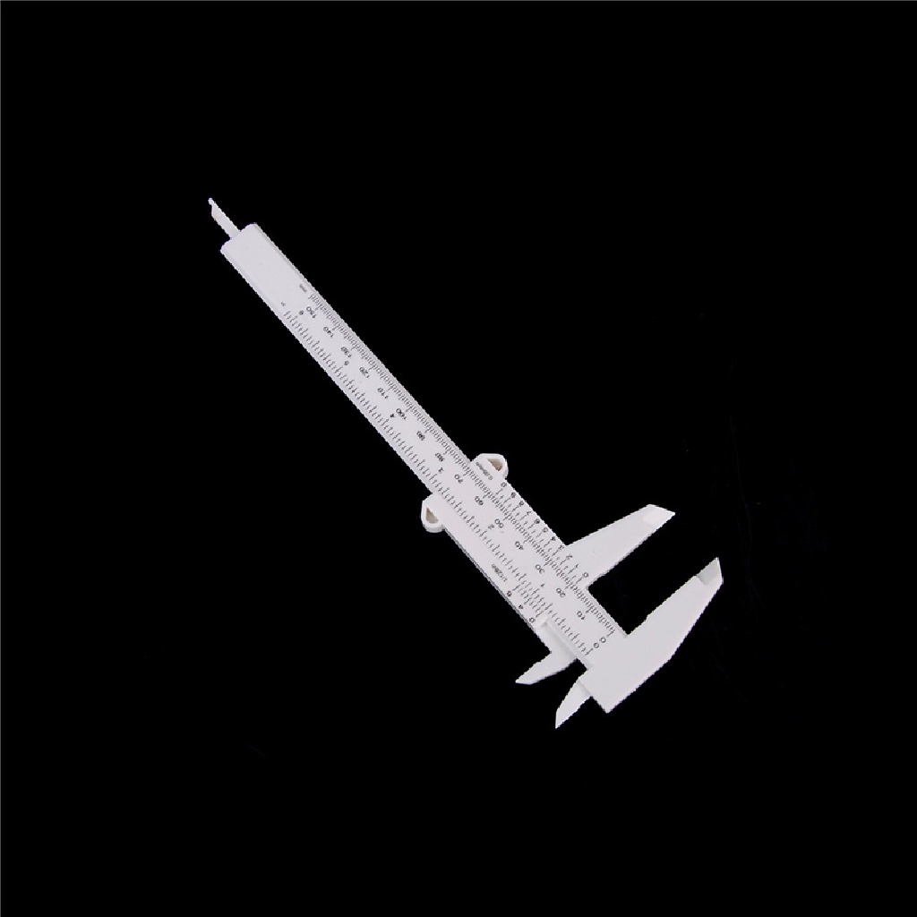 [HeavenDenotation] 6inch 150mm Penggaris Plastik Sliding Gauge Vernier Caliper Alat Ukur Perhiasan HDV