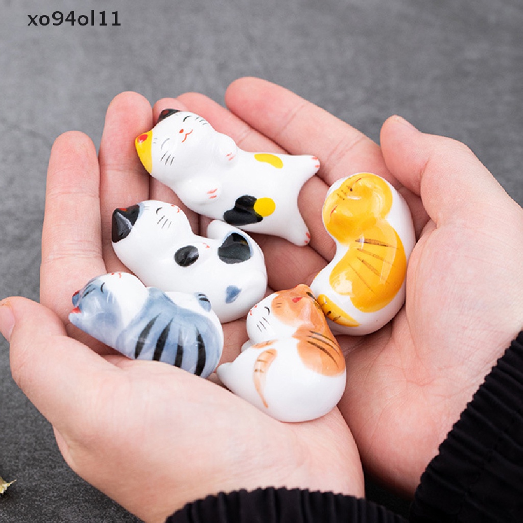 Xo Lucky Cat Chops Holder Sumpit Keramik Jepang Keramik Dekorasi Rumah OL