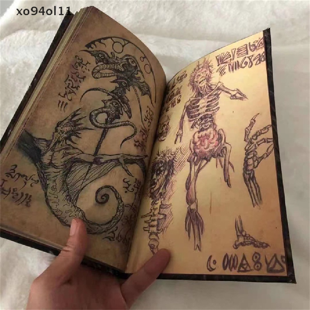 Xo Necronomicon Dark Magic Book Demon Evil Dead Book Altar Upacara Prop Koleksi OL