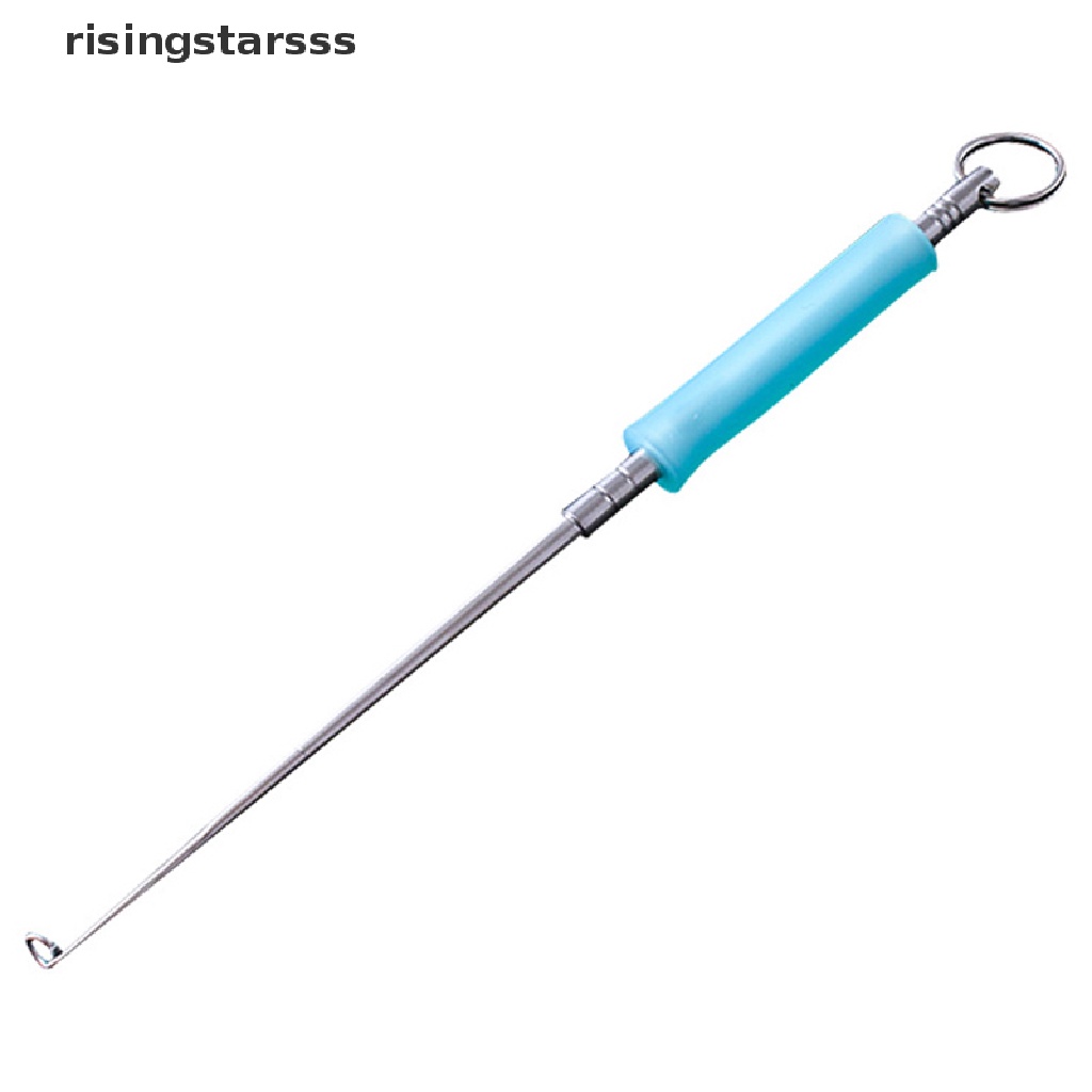 Rsid Span-New New Stainless Fish Hook Remover Extractor Alat Untuk Keamanan Memancing Kail Pancing Extractor Detacher Rapid Decoupling Barang Pancing Jelly