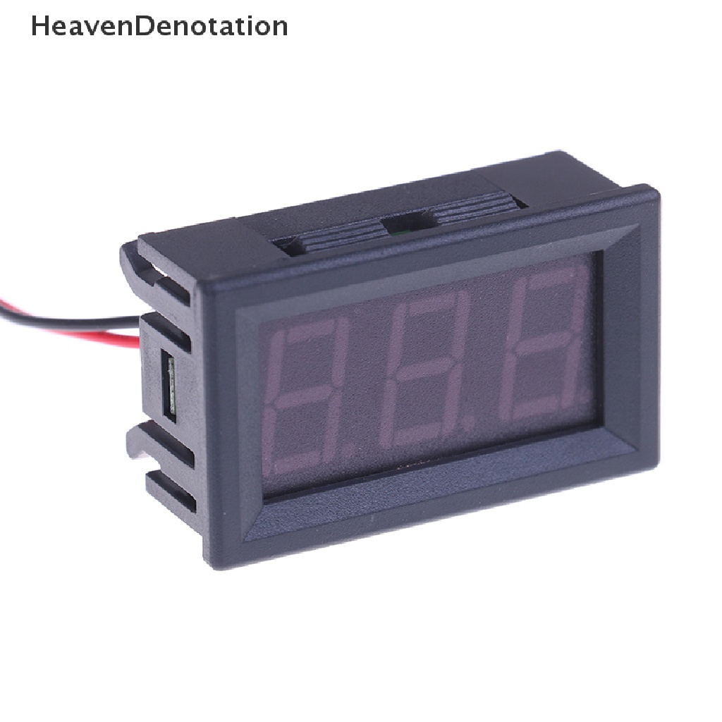 [HeavenDenotation] Ac 70-500V digital voltmeter LED display 2kabel volt Tes Tegangan meter HDV