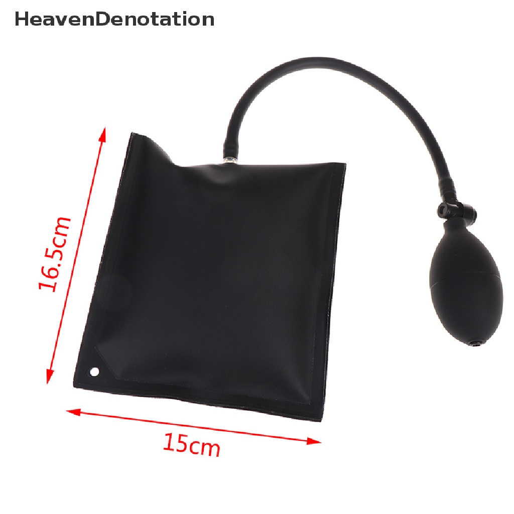 [HeavenDenotation] 1x Air bag pump wedge pad Masuk inflatable shim Alat Kunci Pintu Jendela Mobil Buka HDV