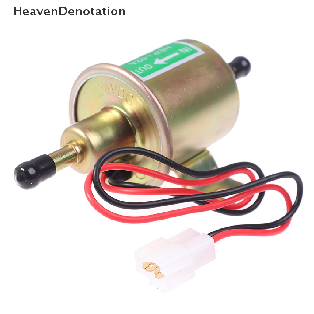 [HeavenDenotation] Pompa Bahan Bakar Listrik Bensin Solar Universal HEP-02A 12V 24V Motor HDV