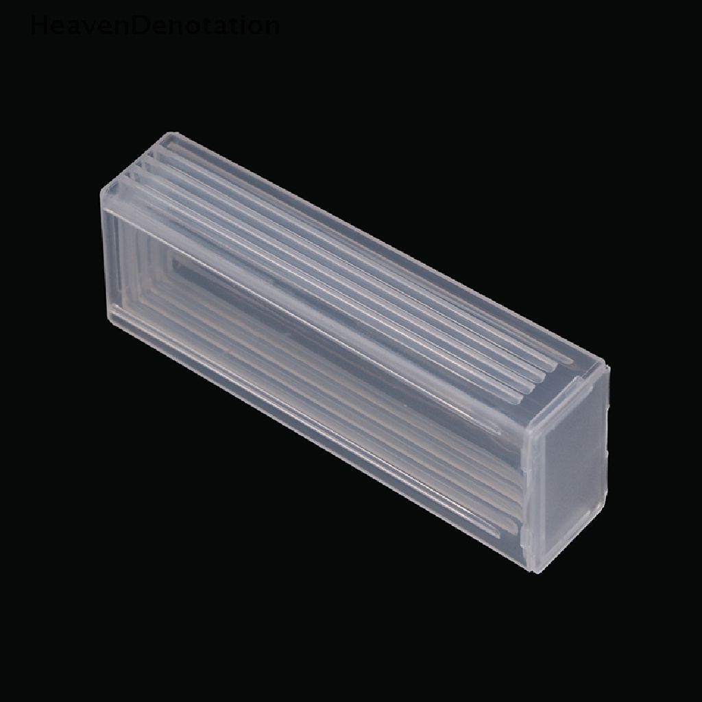 [HeavenDenotation] Kotak Penyimpanan Holder Slide Mikroskop Plastik Microslide PP Tahan 5kotak Dispenser HDV