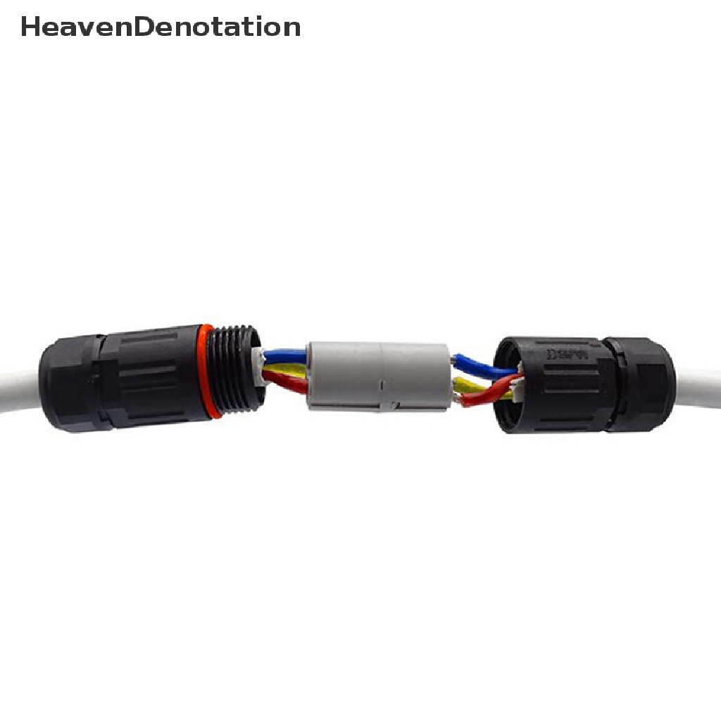 [HeavenDenotation] Ip68 Konektor Kabel Kawat Anti Air Listrik Industri Stop Kontak Colokan Outdoor HDV