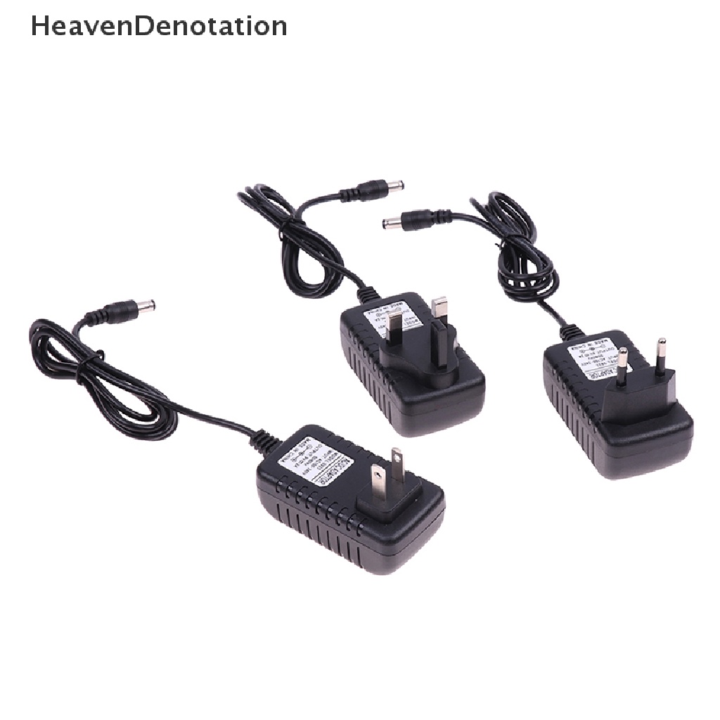 [HeavenDenotation] Ac/dc 9V 2A Switching Power Supply Adapter Polarity Terbalik Negatif Luar Plug EU US UK 5.5mm x 2.1mm-2.5mm HDV