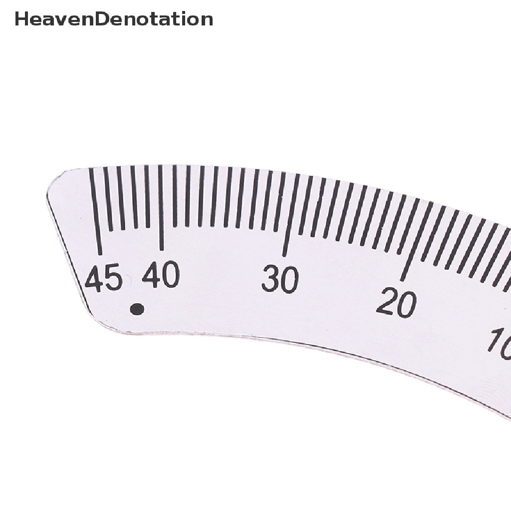 [HeavenDenotation] Penggaris Sisik Plat Siku 45derajat Angle Arc Measuring Gauging Tools Caliper HDV