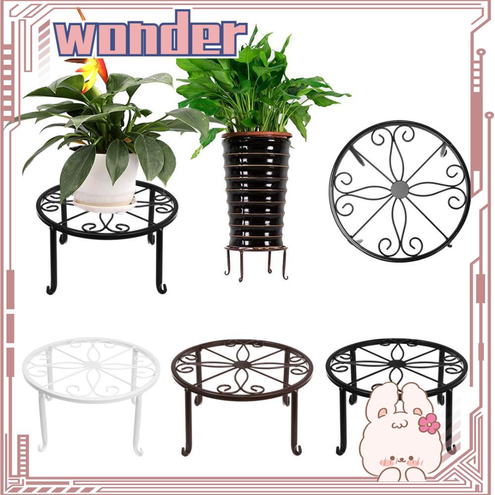 Wonder Pot Bunga Berdiri Indoor Outdoor Balkon Dekorasi Rumah Rak Bonsai Besi