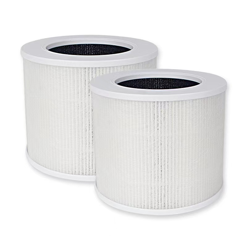 2pcs Untuk Levoit Core Mini/Mini-RF Air Purifier HEPA Filter Karbon Aktif+Spons Aksesori Pengganti