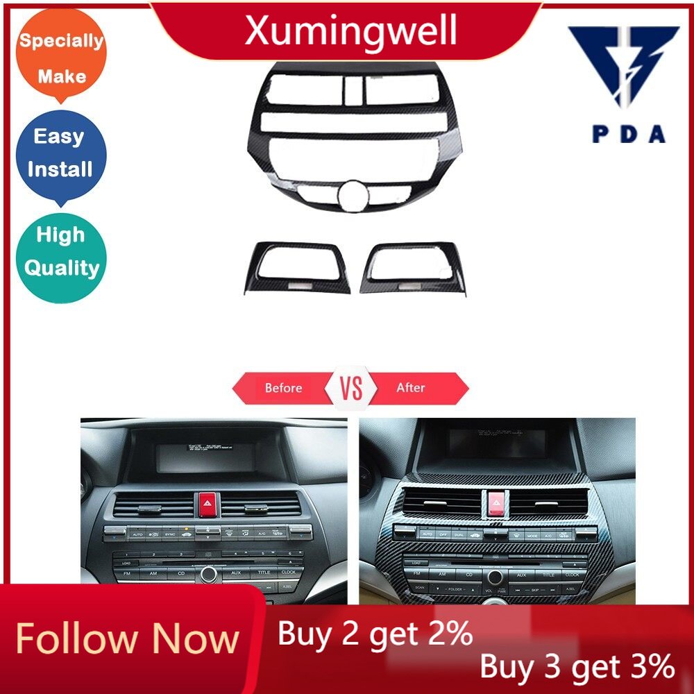 Xuming Cover Panel Console Untuk Honda Accord 2.0 2.4 (2007-2013)