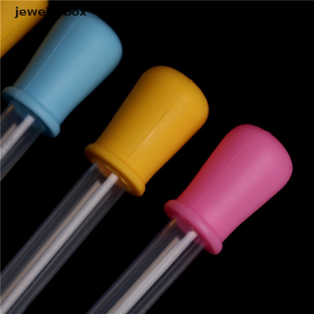 [jewelrybox] 2 Pcs Newborn Baby Plastik Silikon Makan Obat Pipet Sendok Buret Butik