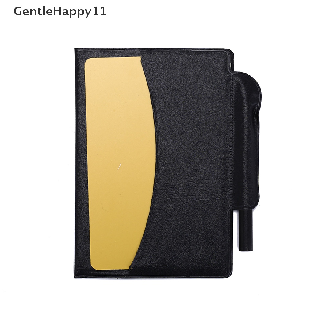 Gentlehappy Professional Soccer Referee Wallet Football Kartu Merah Kartu Kuning Pensil Log Book id