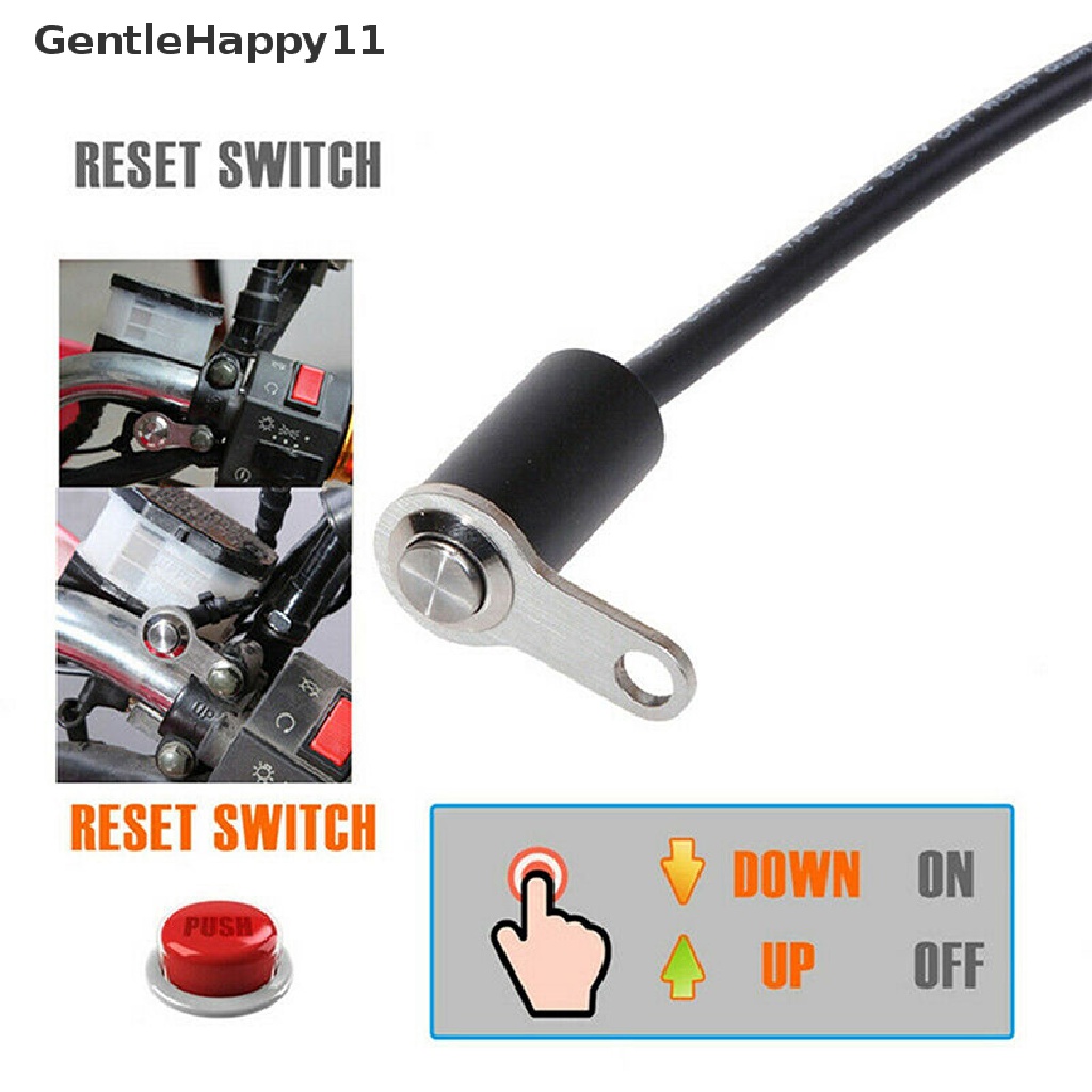 Gentlehappy Universal Stang Motor Reset Lock Mount Horn Mesin Start Dual Tombol id