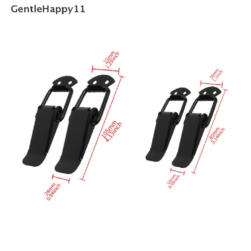 Gentlehappy 1pasang Klip Bumper Otomatis Pengait Pengikat Klip Universal Pengaman Hook Lock Clip Kit id