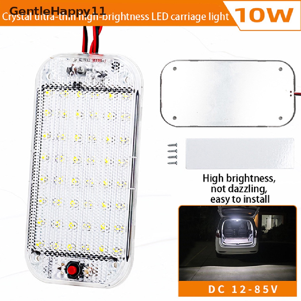 Gentlehappy 48lampu Panel LED Lampu Baca Interior Mobil Lampu Kabin Kecerahan Tinggi id