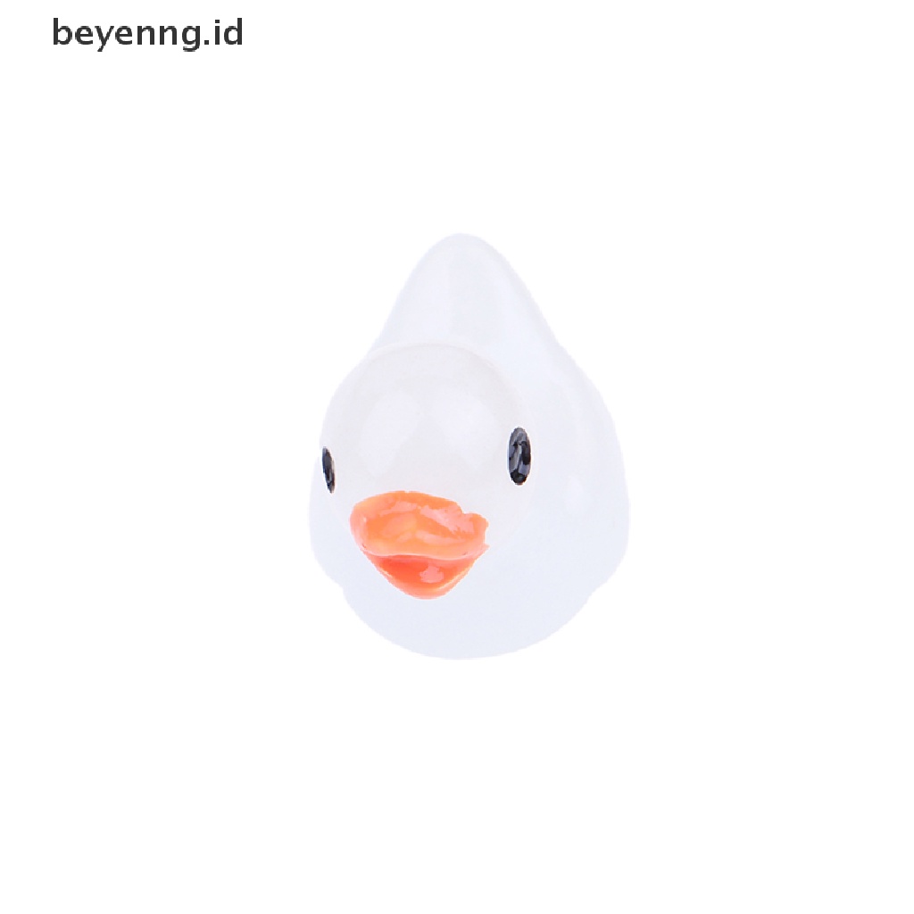 Beyen 20Pcs Bebek Resin Bercahaya Mini Glow In The Dark Miniatur Ornamen Bebek Kecil ID