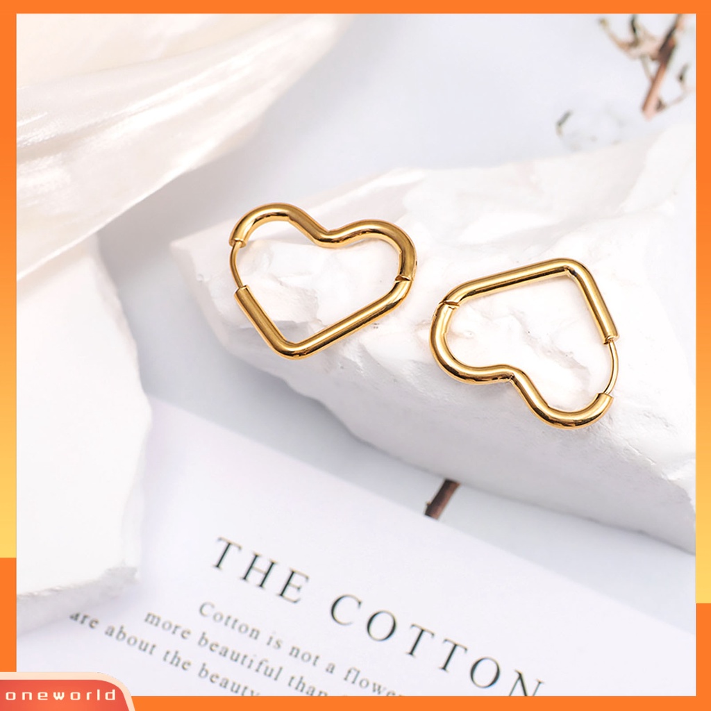 [EONE] 1pasang Anting Wanita Geometris Baja Titanium Multi Bentuk Dipoles Kecil Bintang Berujung Lima Ladies Earrings Fashion Perhiasan