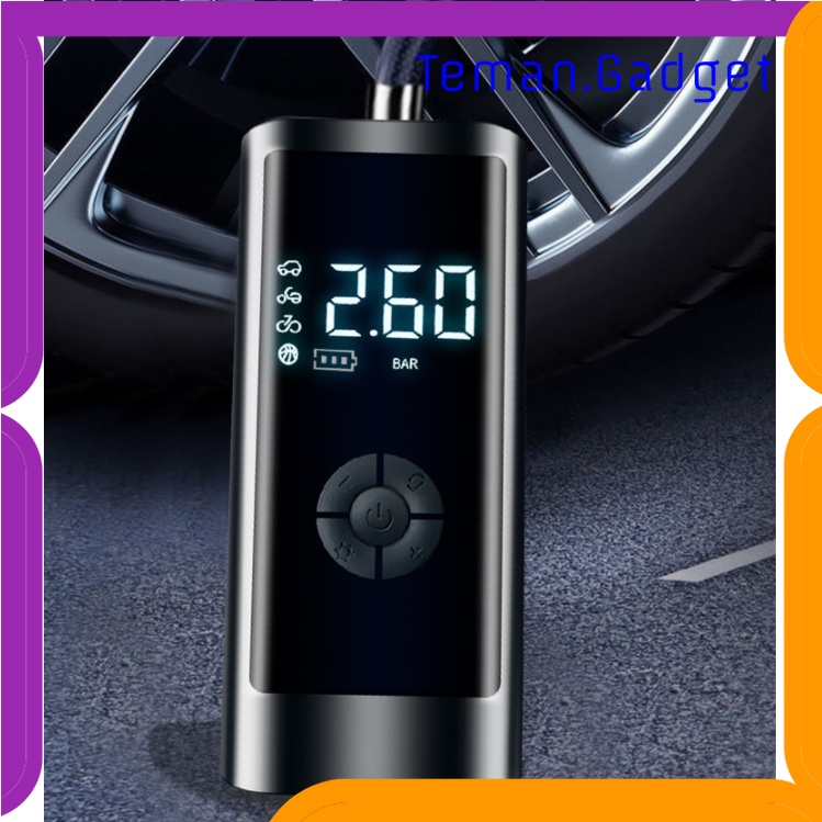 TG - OTO EAFC Pompa Ban Mobil Elektrik LCD Display Inflator Portable 4000 mAh - PR-F1901