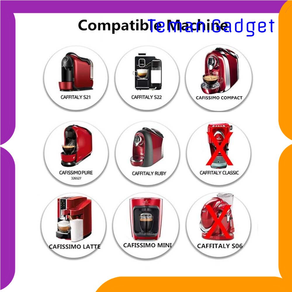 TG - DPR iCafilas Refillable Capsule Stainless for Cafissimo K-Fee Caffitaly