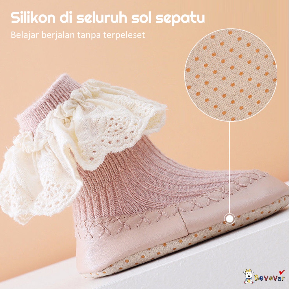 BEVAVAR Sepatu Bayi Prewalker Perempuan Prewalker Shoes Anti Slip