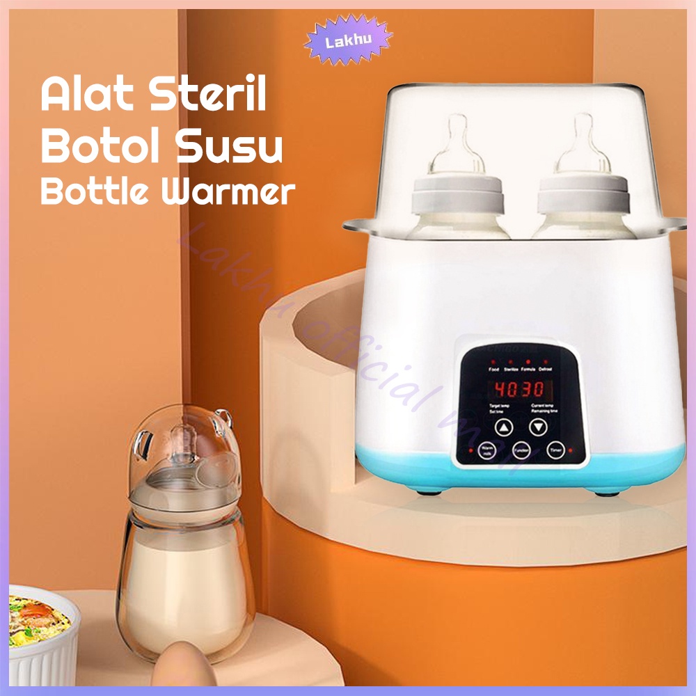 Lakhu 2 in 1 Botol Warmer Heater Bayi Bottle sterilizer Alat Steril Botol Susu Bayi Penghangat Botol susu