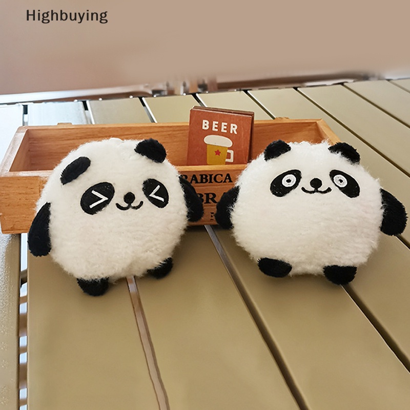 Hbid Lucu Kartun Panda Mainan Mewah Boneka Mini Kecil Liontin Boneka Gantungan Kunci Tas Ornamen Glory