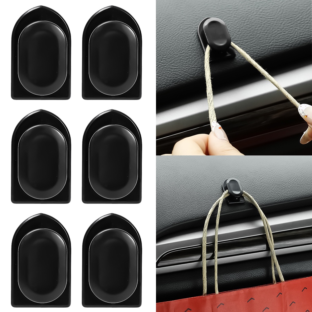 [Unggulan] Car Mini Invisible Hook Multifungsi Auto Dashboard Self-Adhesive Seamless Holder Universal Kabel Mobil Headphone Kunci Rak Penyimpanan Auto Interior Organizer