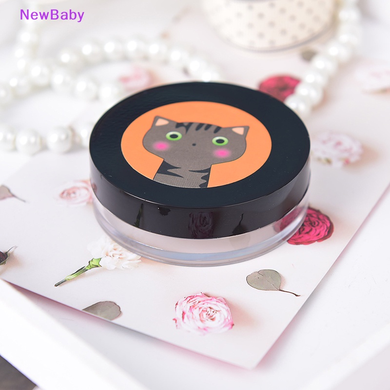 Newbaby 1pc 8g Ayakan Kosmetik Kosong Longgar jar Wadah puff Kotak makeup travel ID