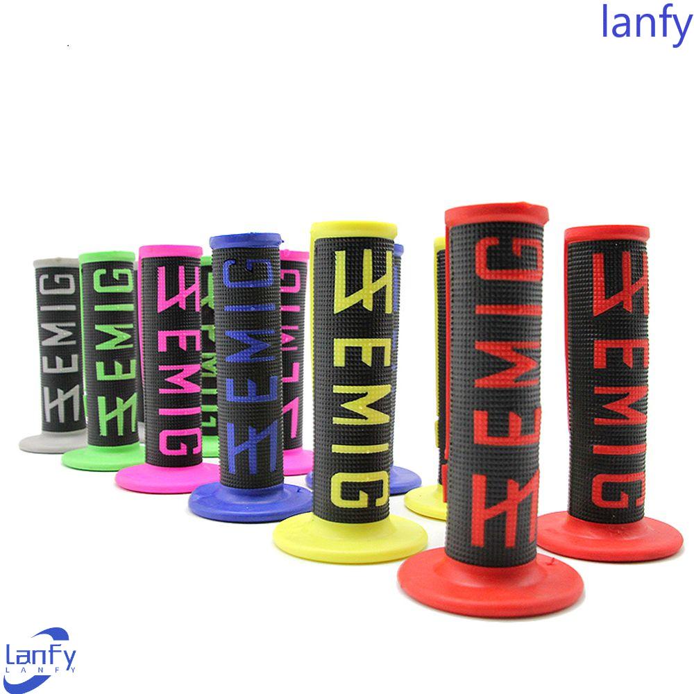 Lanfy Stang Motor Universal 1pasang Gagang Rem Aksesoris Motor Gagang Grip Karet