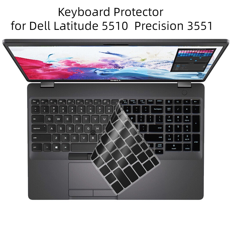 Pelindung Keyboard Untuk Dell Lintang 5510sarung Keyboard Laptop Presisi3551115.6Inch Keyboard Protection Film Pad