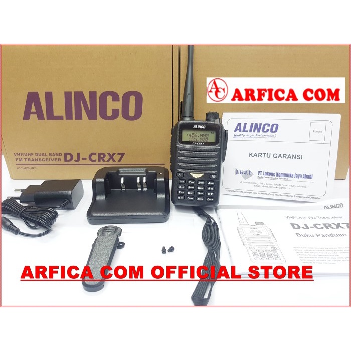 HT ALINCO DJ-CRX7 DUALBAND - HT ALINCO DJ CRX 7 VHF / UHF