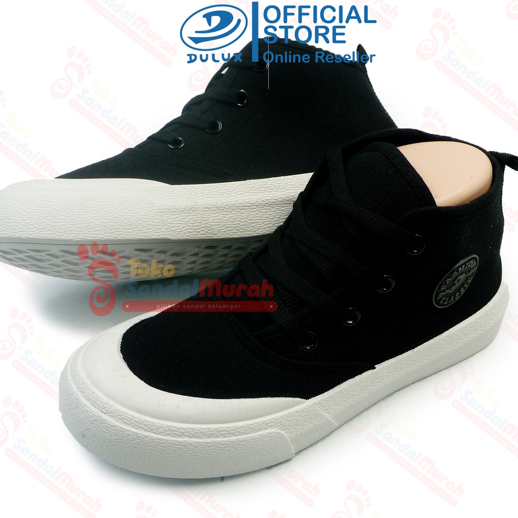 Toko Sendal Murah - Sepatu Anak Remaja Uk 32 - 36 / Sepatu Model Kekinian Trendy / Sepatu Casual Tinggi Kanvas / Sepatu Anak Warna Hitam [Toko Sendal Murah BX 5008 C]