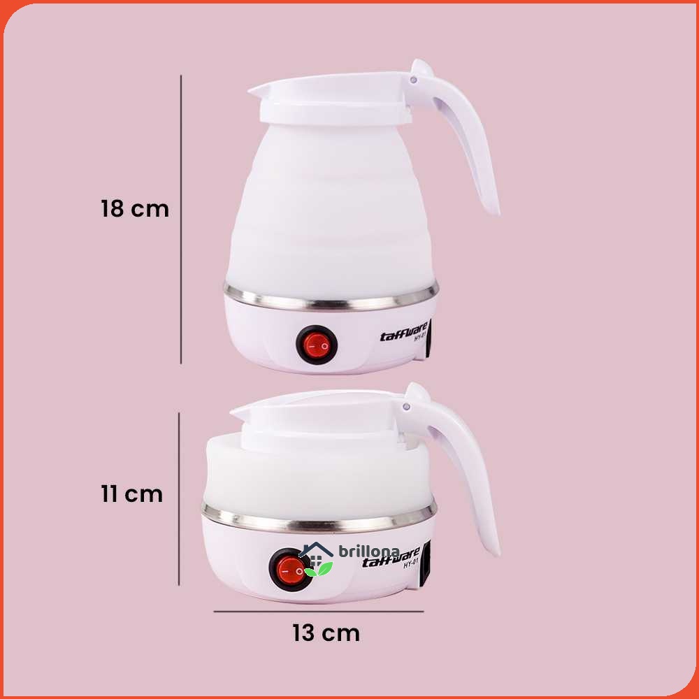 Taffware Electric Kettle Teko Listrik Foldable Collapsible 600ML 600W - HY-01