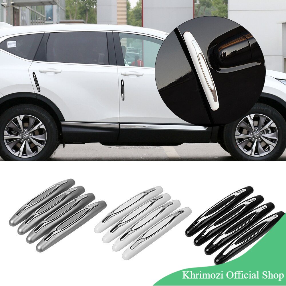 Pelindung Pintu Mobil Car Door Bumper Guard 4 PCS - White