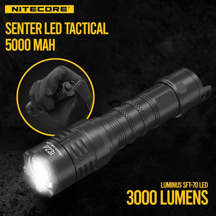 NITECORE SFT-70 Senter LED Tactical Flashlight Luminus IP68 3000lm
