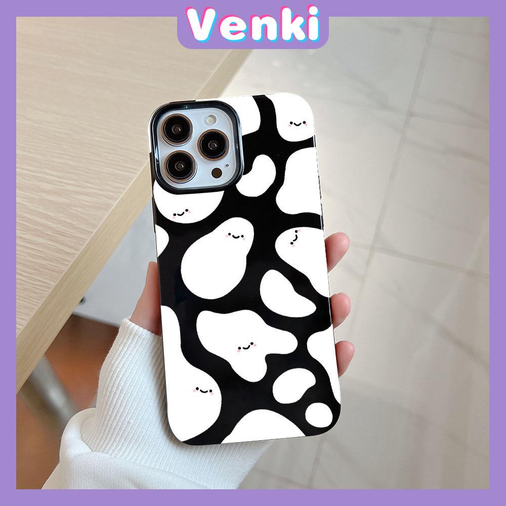 VENKI - For iPhone 11 iPhone Case Pink Glossy TPU Soft Case Shockproof Protection Camera Cute Cute Rabbit Compatible with iPhone 14 13 Pro max 12 Pro Max xr xs max 7Plus 8Plus
