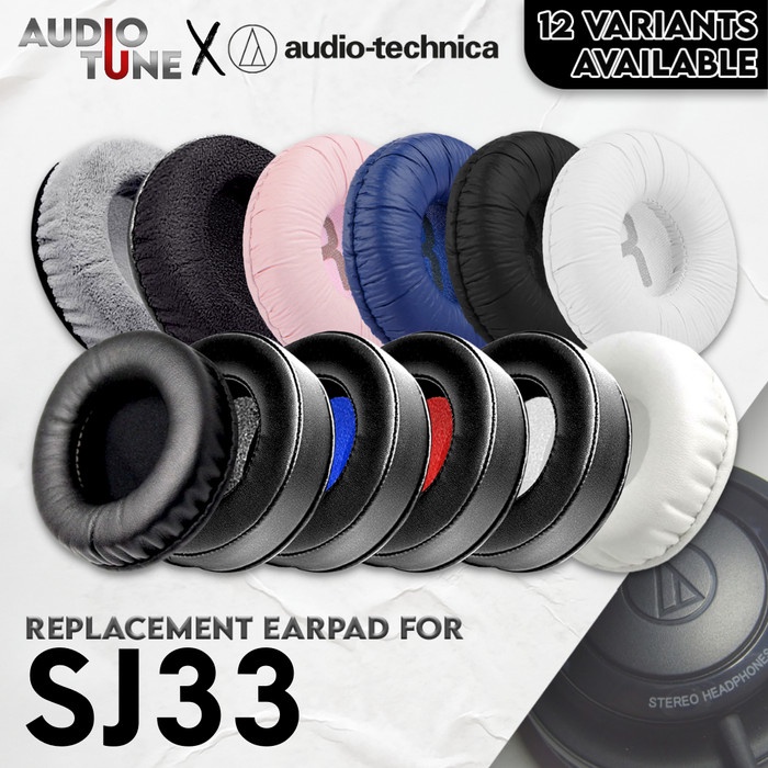 Ear Cushion Pad Earcup Audio Technica ATH-SJ33 ATH SJ 33 Busa Foam