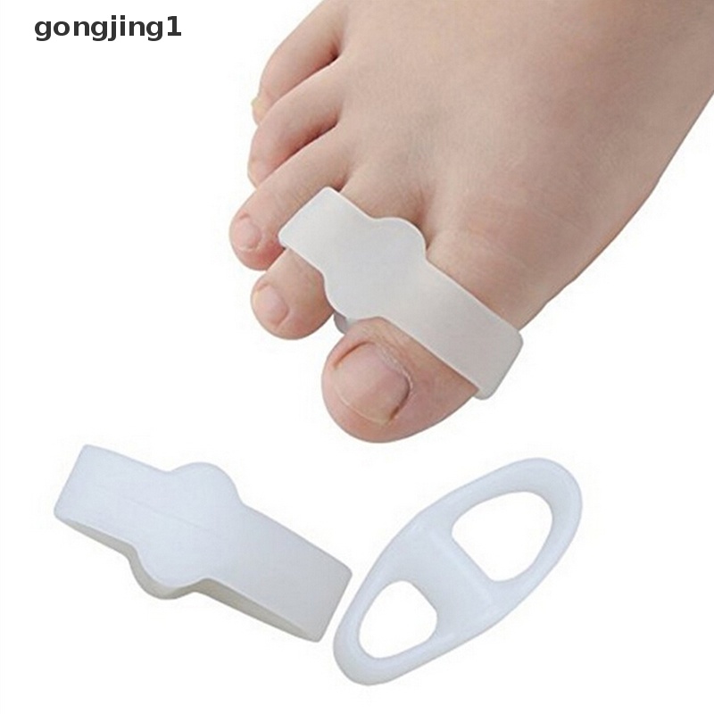 Ggg 2pcs Silicone Gel Toe Straightener Separator Bunion Corrector Pereda Nyeri ID