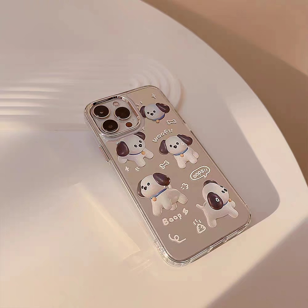 Cocok Untuk Iphone14 Pro Max iPhone Phone Case Cermin Casing Ponsel Kuat Kamera Perlindungan Tahan Guncangan Gaya Sederhana Kompatibel Dengan Iphone13 13pro 13prm iPhone 11 7Plus 8Plus Xr XS 12 Pro Max Casing Ponsel