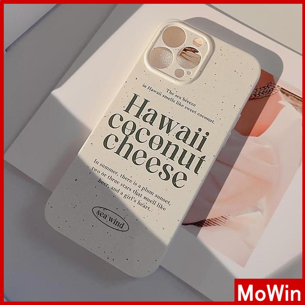 For iPhone 14 Pro Max iPhone Case Cream Glossy Soft Case TPU Shockproof Camera Cover Protection Letters Simple Compatible with iPhone 13 Pro max 12 Pro Max 11 xr xs max 7Plus 8Plus