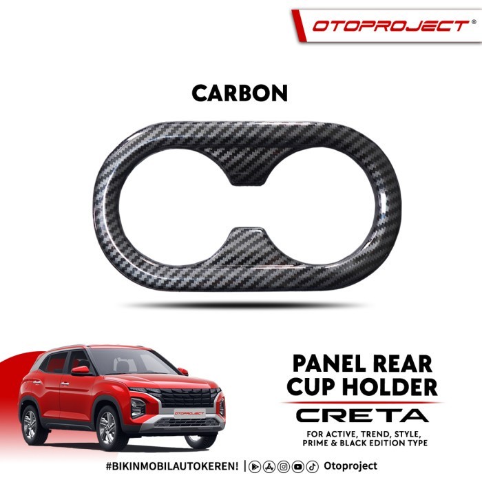 Otoproject Panel Rear Cup Holder Creta 2022 2023