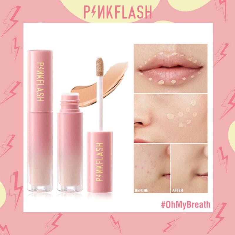 PINKFLASH Concealer OhMyBreath Breathable Liquid Concealer Tahan Lama Matte 5 Colors