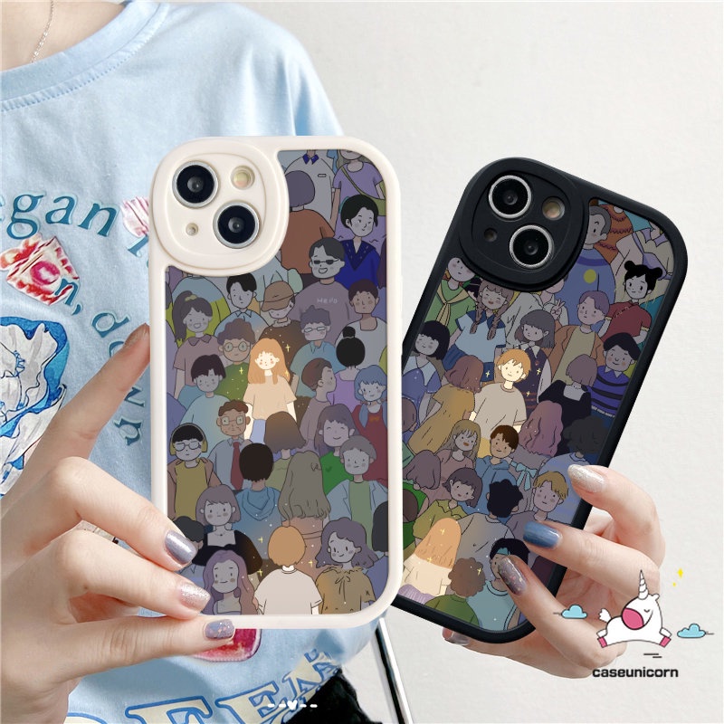 Case Pecinta Untuk Infinix Smart 6 5 Hot 10s 11 10T 11s 10 9 Play Hot 11 10T 10 Lite 10s 11s Infinix Note 8 Fashion Kartun Lucu Pasangan Cowok Cewek Tpu Pasangan Cover